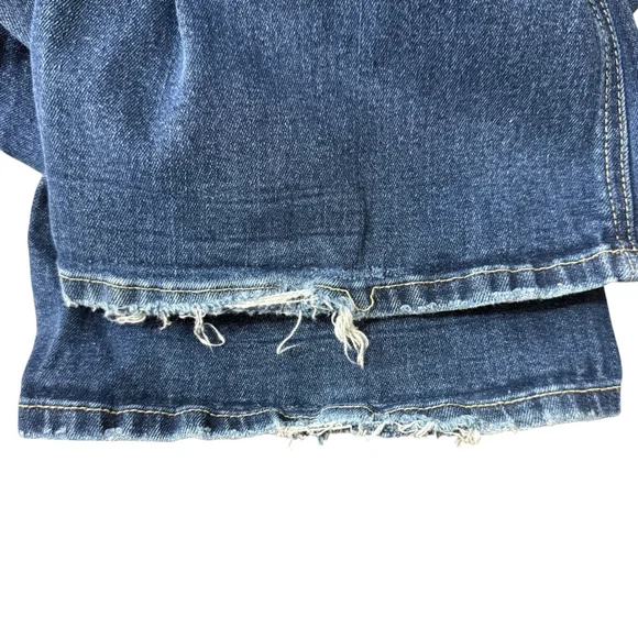 KanCan Bootcut Jeans Size 13/30 Distressed Medium Wash Stretch Denim - Picture 7 of 9